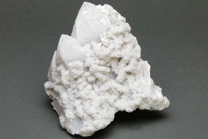 Milky, Candle Quartz Crystal Cluster - Inner Mongolia #226270